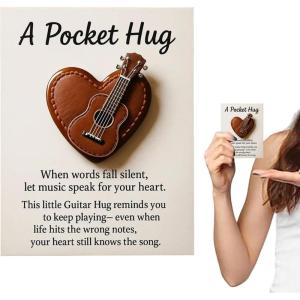 Générique Cartes Câlin Musical,Souvenir d&rsquo;Encouragement Artisanal | Cartes Souvenir Motivantes – Pour Adolescents Collectionneurs Anniversaire Noël Vacances Guitariste Violoniste Pianiste Batteur(Guitare)