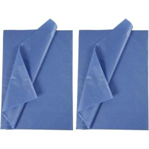 Creativ Papier de soie, bleu, Taille unique (Lot de 2)(Taille unique (Lot de 2))