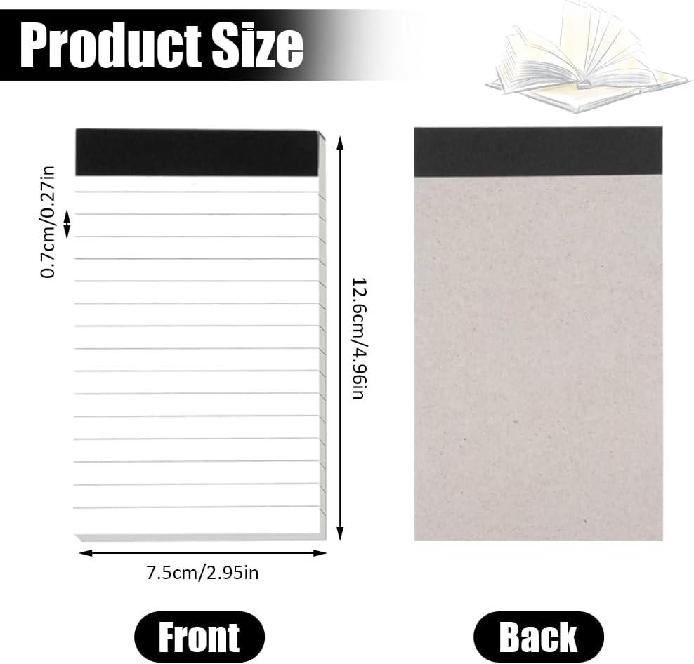 image10 Pices Petit Carnet De Notes De Poche Mini Carnet De Note A7 Petits BlocsNotes Ligns Bloc Note A7 Detachable 30 Feuilles par BlocNotes pour le tude Bureau Maison cole