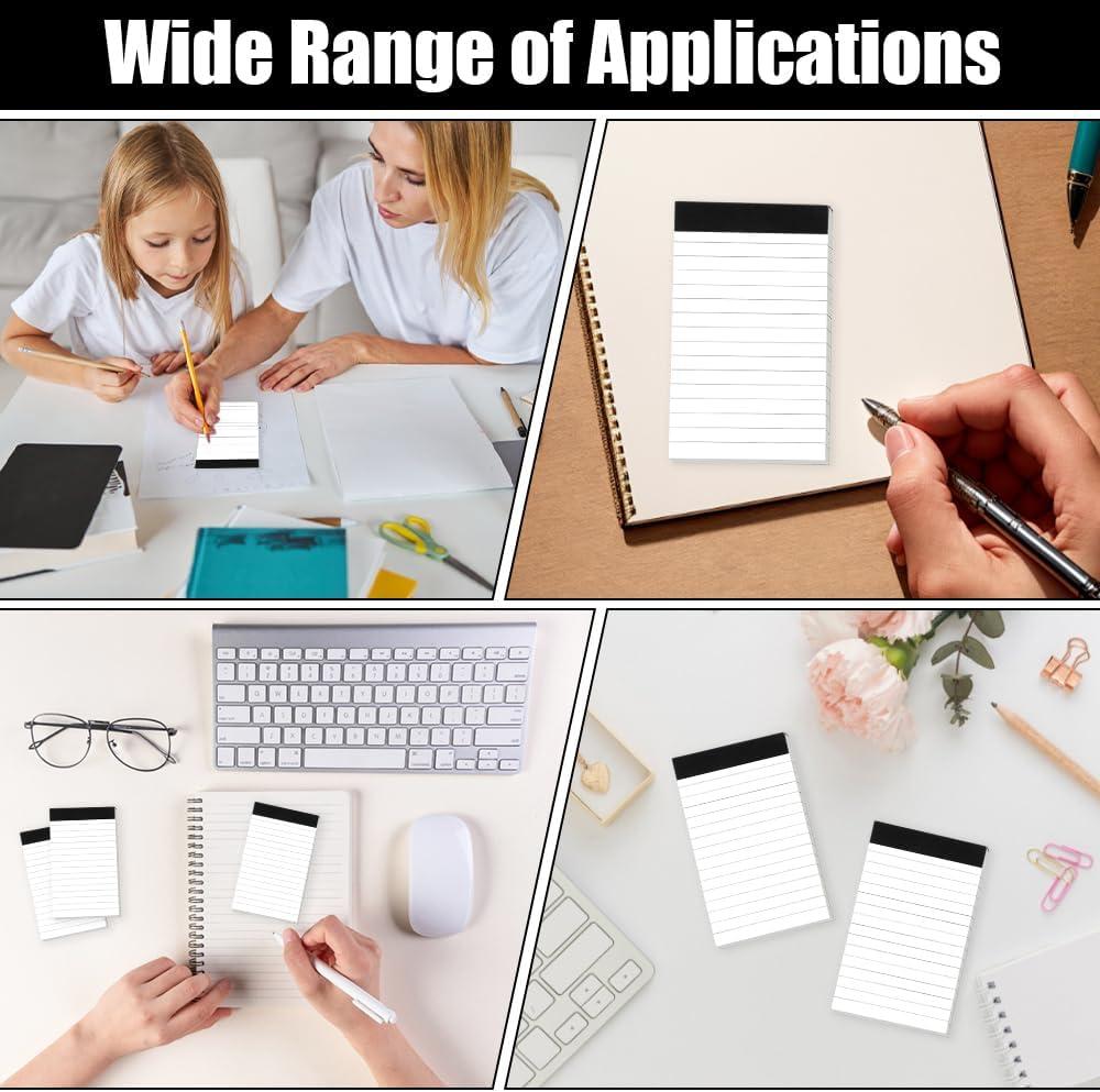 image10 Pices Petit Carnet De Notes De Poche Mini Carnet De Note A7 Petits BlocsNotes Ligns Bloc Note A7 Detachable 30 Feuilles par BlocNotes pour le tude Bureau Maison cole