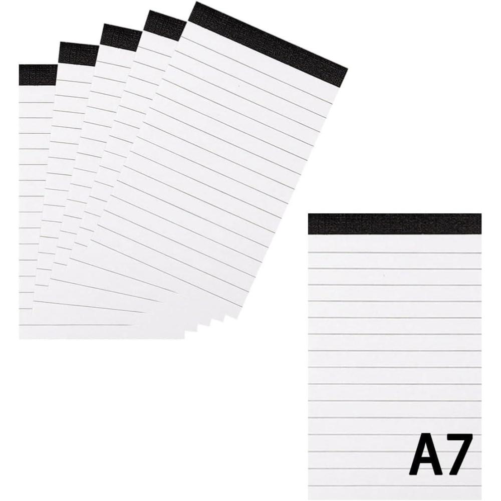 imageLot de 5 Mini Blocnotes A730 Feuilles par Blocnotes Recharge pour Bureau Maison cole