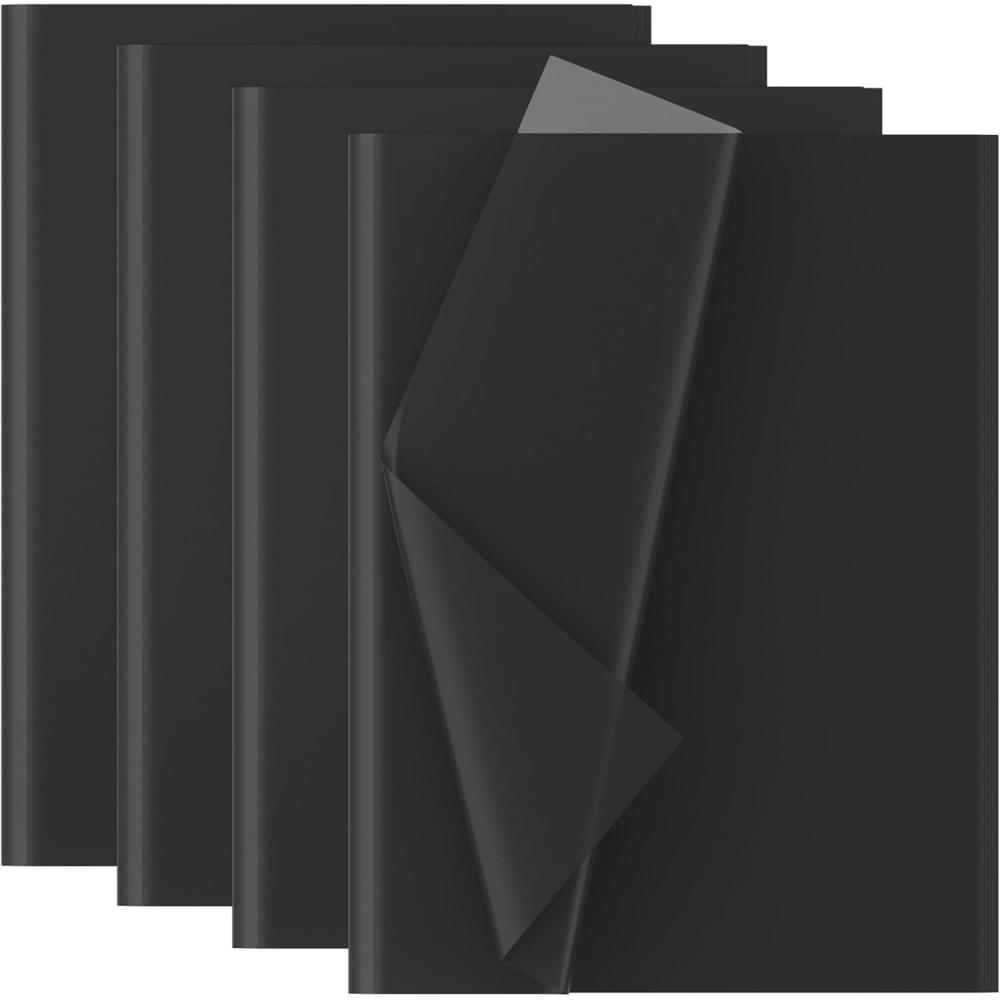 imageCreavvee Dcoupage papier de soie 28 feuilles format 50x70cm Noir F7163Simple