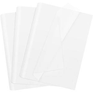 60 feuilles de papier de soie doré, 50 x 35 cm, papier d’emballage cadeau métallique pour mariage, anniversaire, fête d&rsquo;anniversaire, décoration de Saint-Valentin(White)