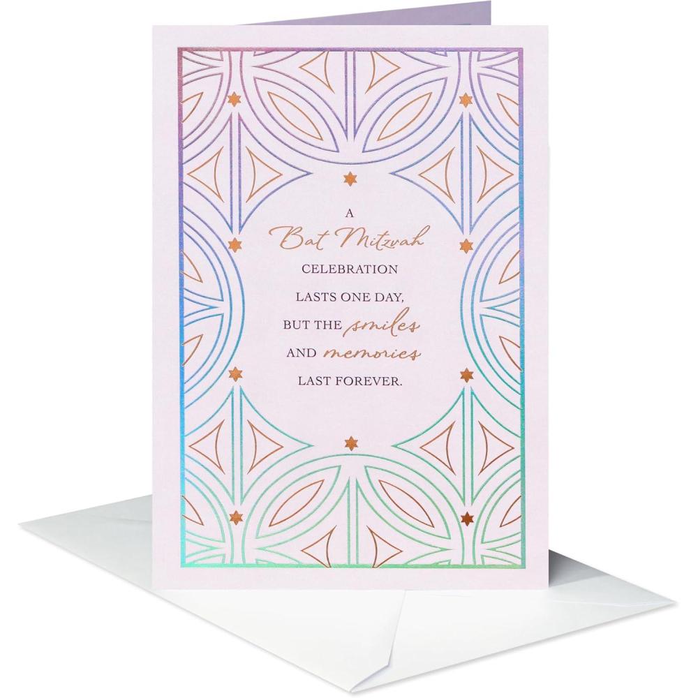imageAmerican Greetings Carte Bat Mitzvah Mazel TovBat Mitzvah