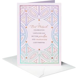 American Greetings Carte Bat Mitzvah (Mazel Tov)(Bat Mitzvah)