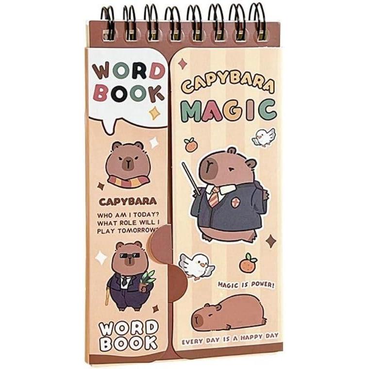 imageMini carnet de notes portable pour tudiant Capybara Kawaii Dessin anim Agenda Fournitures scolaires magie