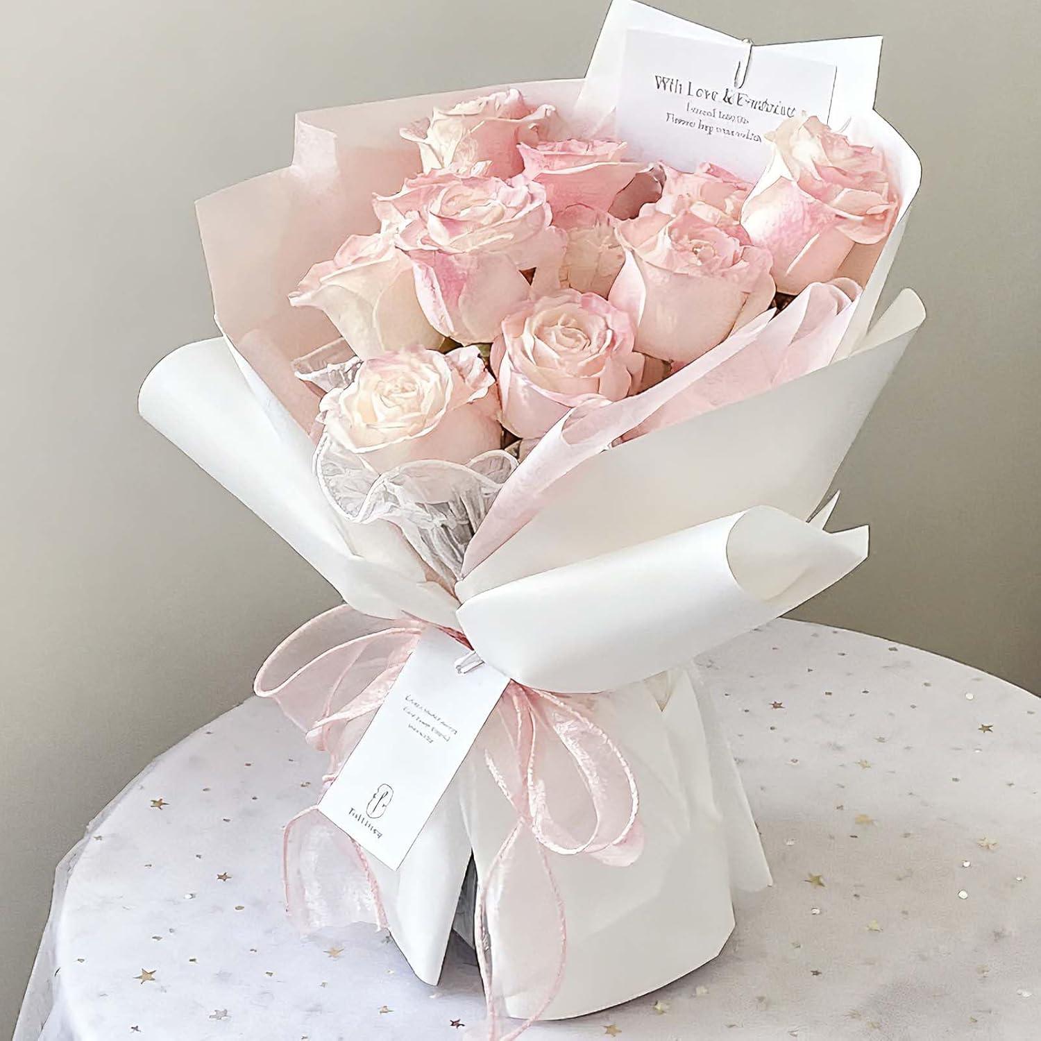 image:imageZippicks 100 feuilles de papier de soie blanc 50 x 70 cm Feuilles pour Sacs Cadeau papier demballage cadeau Pour Remplissage Fleurs Artisanat Bricolage dcoration