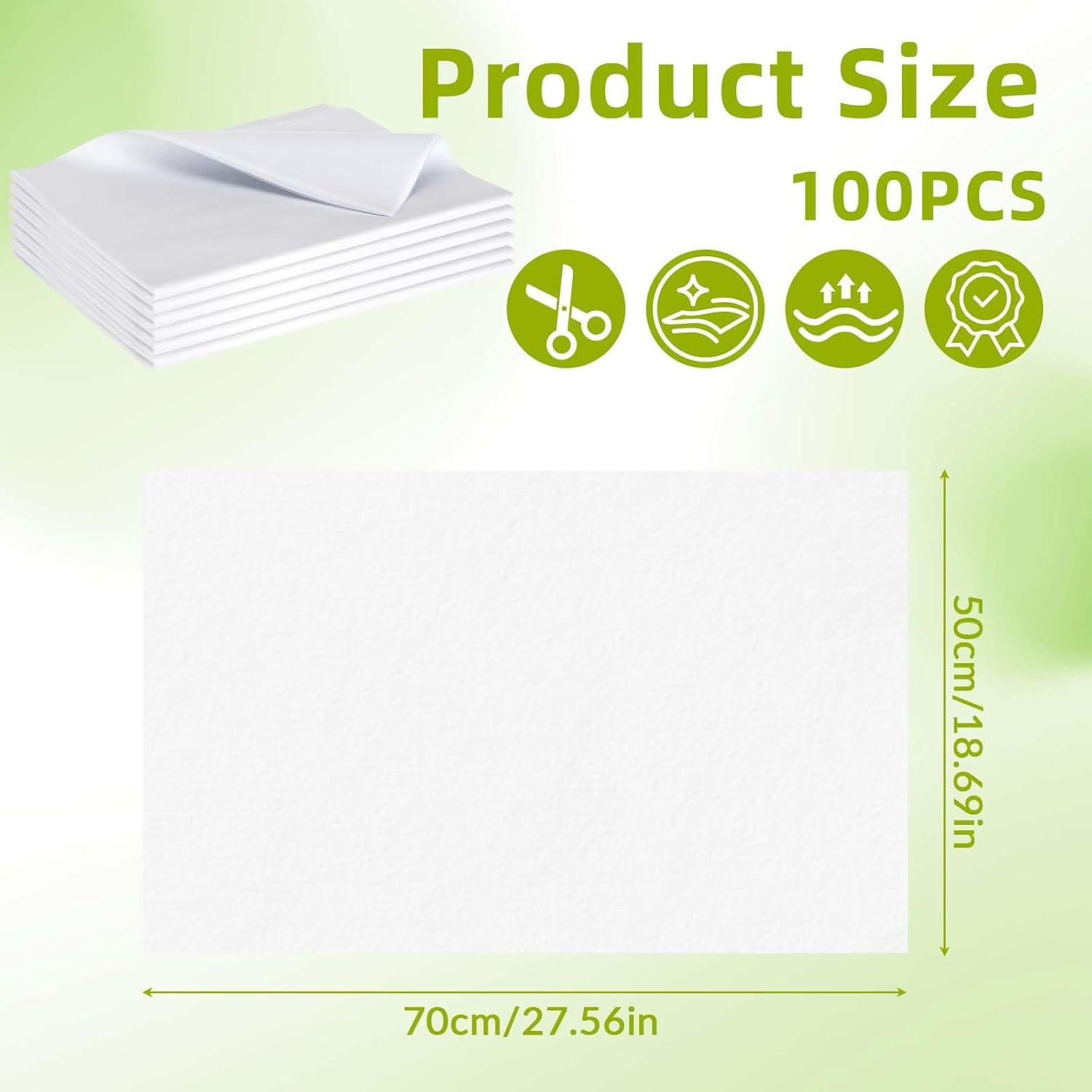 image:imageZippicks 100 feuilles de papier de soie blanc 50 x 70 cm Feuilles pour Sacs Cadeau papier demballage cadeau Pour Remplissage Fleurs Artisanat Bricolage dcoration
